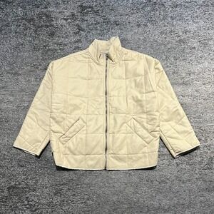 We The Free People Dolman Quilted Vegan Leather Puffer Jacket Womens Small - NEW